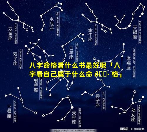 八字命格看什么书最好呢「八字看自己属于什么命 🕷 格」